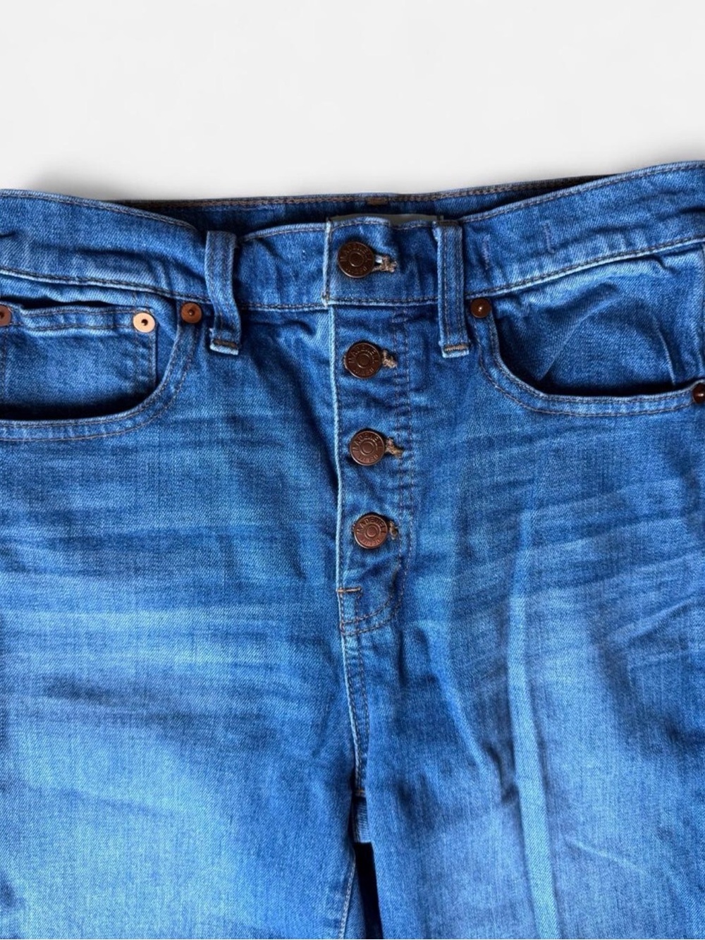 Madewell Slim Wide-Leg Crop Jeans Size 26 - Picture 3 of 6